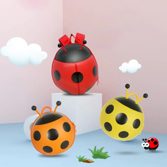 Cute Ladybird Backpack Girl Boy Ladybug Schoolbag Kids Toddler Toy Bag Pack Kawaii Children Gift Waterproof Durable Rucksack