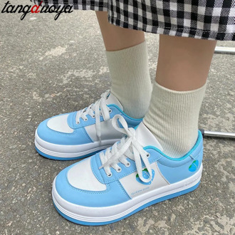 cute Lolita Sneaker Shoes 2020 Platform shoes Women Vulcanized Shoes Female Casual Shoes Kawaii Casual Shoes College Style