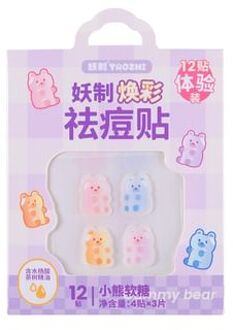 Cute Radiance Acne Pimple Patch (Trial Size) - 3 Types Gummy Bear (12pcs)