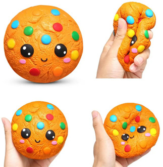 Cute Soft Cartoon Squishy Chocolate Cookie Shape Scented Slow Rising Kids Stress Relief Hand Pinch Toys