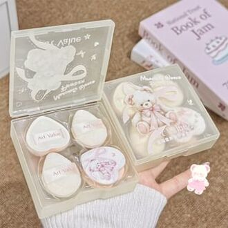 Cute World Mini Powder Puff Set - 5pcs