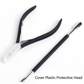 Cuticle Trimmer Cuticle Pusher Cuticle Remover Nipper Professionele Rvs Cuticle Cutter Duurzaam Manicure Gereedschap TSLM1