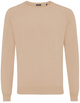 CUZIA | Basic Raglan Pullover Taupe  2XL Bruin