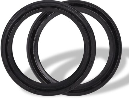 Cvk 43X55X11 43 55 11 Voorvork Demper Schokdemper Dust Afdichtring Oliekeerringen Cover dust Cap Cover Voor Grootte Is 43*55*11 olie- zegel zwart