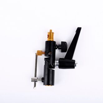 Cy flash shoe light stand bracket swivel h-type paraplu houder 1/4 flash ontvanger mount light stand voor fotografische