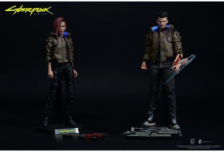 Cyberpunk 2077 1:6 V man en vrouw met Yaiba Kusanagi Ultieme set