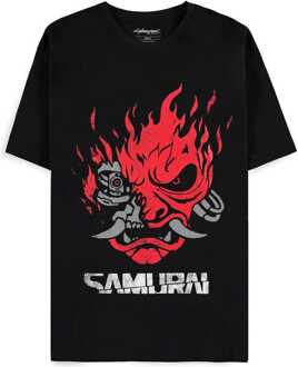 Cyberpunk 2077 T-Shirt Samurai Bandmerch Size L