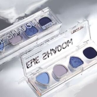 Cyberpunk Eyeshadow Palette - 4 Types 103# Electric Smoke Purple - 4g
