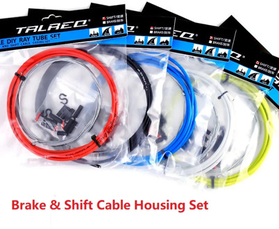 Cycling Bicycle Shift & Brake Cable Housing Set Mountain Bike Road Bicycle Brake & Shifter Cable Housing