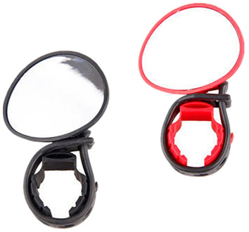 Cycling Rear View MTB Bike Silicone Handle Rearview Mirror 70x50mm Bike Mirrors 1pc Bicycle Rearview Mirrors Handlebar Mirrors