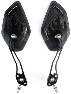 Cycling Riding Bicycle Bike Rear View Mirror Convex Reflector Mirror With Wide Angle Lens