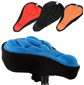 Cycling Thick Silicone Foam Cushion Cover Bicycle Fitting Cushion Cushion Soft Saddle Equipment Mountain Bike 3D Cushion