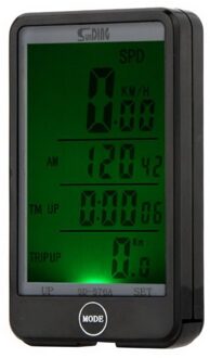 Cyclus Fiets Lcd Computer Kilometerstand Snelheidsmeter Met Achtergrondverlichting # NN828