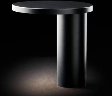 Cylinda LED tafellamp zwart zwart mat