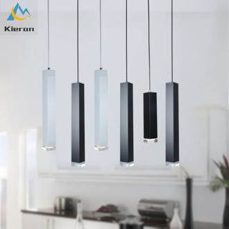 Cylinder Pipe Dimmable Led Pendant Lights Kitchen Dining Room Shop Bar Counter Pendant Lamp Minimalism Decoration Hanging Lamp
