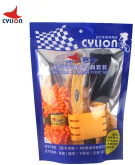 CYLION Fiets Cleaning Kit Brush Set Voor MTB Racefiets Ketting Wiel Professionele Fietsen Apparatuur Fiets Cleaner Gereedschap Kit Set