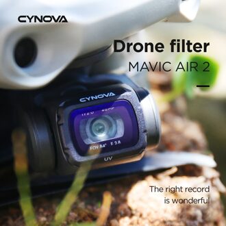 Cynova Quick Installa Filter Set Voor Dji Mavic Air 2 Uv Cpl Ndpl Nd 4 8 16 32 64 Camera lens Filter Voor Mavic Air 2 Accessoires ND8 ND16 ND32 ND64