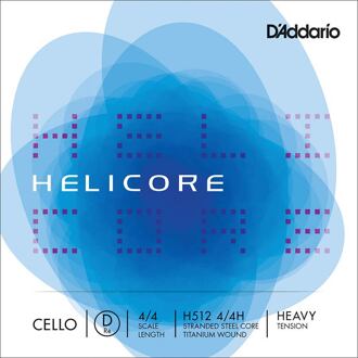 D'Addario H512-44H cellosnaar D-2 4/4 cellosnaar D-2 4/4, heavy, titanium