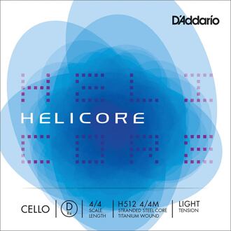 D'Addario H512-44L cellosnaar D-2 4/4 cellosnaar D-2 4/4, light, titanium