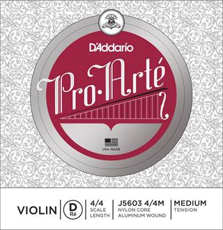 D'Addario J5603-44M vioolsnaar D-3 4/4 vioolsnaar D-3 4/4, medium, aluminum wound