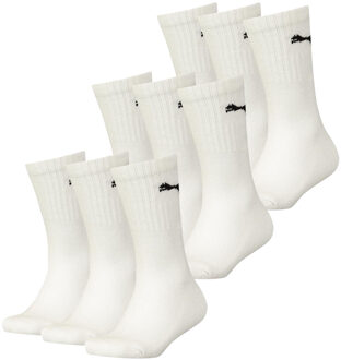 D Basic Sport  Sportsokken - Maat 35-38 - Unisex - wit 9-pack
