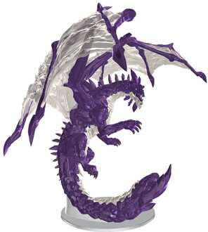 D&D Icons of the Realms Boxed prepainted Miniatures Adult Amethyst Dragon 38 cm