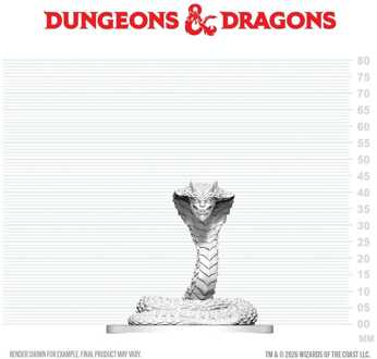 D&D Nolzur's Marvelous Miniatures Mini Figure Guardian Naga 6 cm