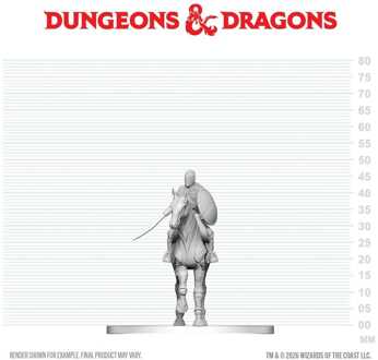 D&D Nolzur's Marvelous Miniatures Mini Figures Nimblewright Steed with Rider 6 cm