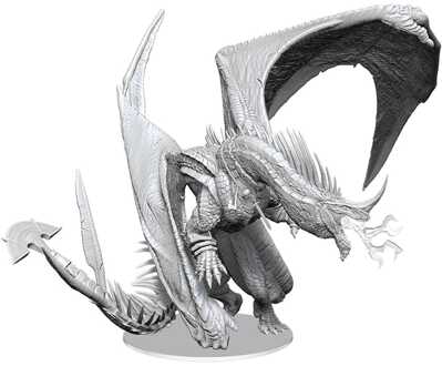 D&D Nolzur's Marvelous Miniatures Unpainted Miniatures Ancient Blue Dragon 20 cm