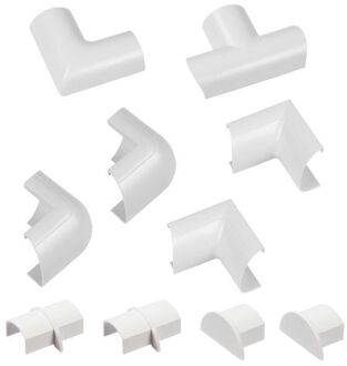 D Line Accessoirepakket Voor Kabelgoten 30x15mm Kliksysteem Wit