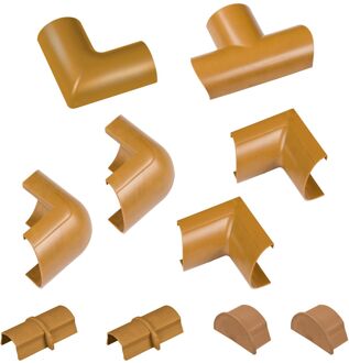 D Line Verbindingsset Clip-over Voor Kabelgoot 30x15mm Eiken
