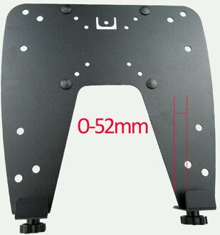 D-MOUNT LP80 27 "20" Stalen Monitor Extension Laptop Houder Notebook Klem Ondersteuning Adapters Voor 75X75 100X100 200X200 200x100