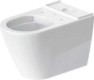 D-Neo staand toilet voor stortbak en vuilafstotende laag 37x65x40cm Wit