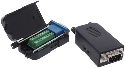 D-SUB DB15 VGA Female / Male 3 Rows 15 Pin Plug Breakout Terminals Connectors