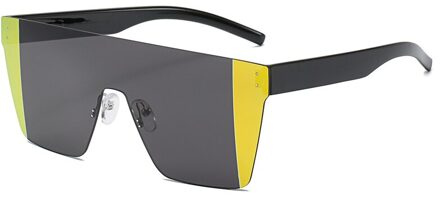 D & T Mode Zonnebrillen Voor Mannen En Vrouwen Trendy Randloze Multicolor Zonnebril Classic Brand Zonnebril UV400 C2