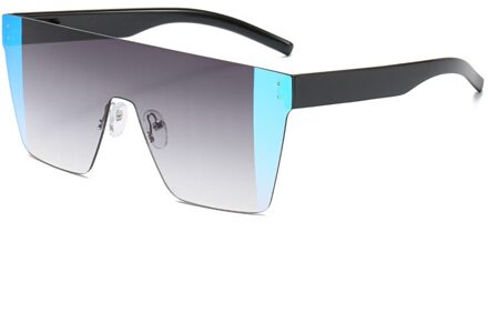 D & T Mode Zonnebrillen Voor Mannen En Vrouwen Trendy Randloze Multicolor Zonnebril Classic Brand Zonnebril UV400 C5