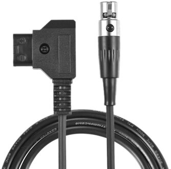 D-Tap Male Naar (Tinny) mini Xlr 4 Pin Cable Straight Cord 100Cm Lengte Kabel Voor Vfm 5.6Inch Monitor
