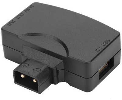 D-Tap naar 5V USB Adapter Connector voor V-Mount Camcorder Camera Batterij voor BMCC/Monitor/Smartphone/USB Apparaten Accessoires