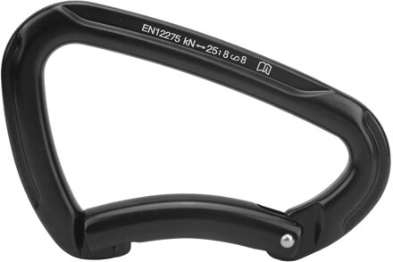 D‑type Bergbeklimmen Karabijnhaak Clip Elastische Gesp Schroef Lock Opknoping Haak Slijtvast 25kN Lager Climbling Apparatuur