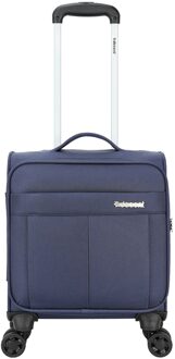 D-Upright Underseater Trolley 42cm dark blue Zachte koffer Blauw - H 42 x B 32 x D 20