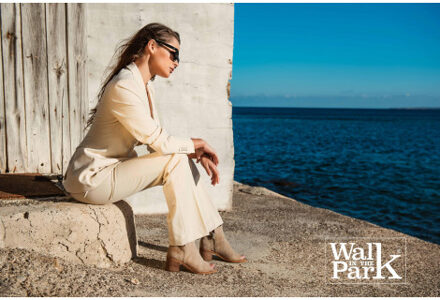 D098 blauw suède stoere laars met zomerse uitstraling - 38