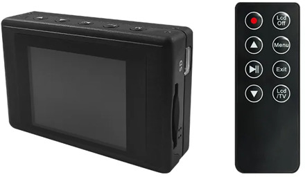 D1 Portable Mini DVR with 2.4" LCD Professional Pocket-Sized Digital Video Recorder AV Input SD Card Body Worn DVR Camera