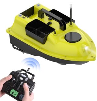 D18E GPS Fishing Bait Boat with 3 Bait Containers GPS Function Automatic Return Bait Boat with 400-500M Remote Range