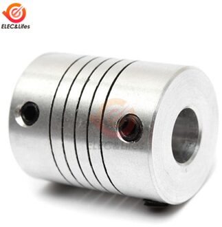 D19L25 5X8Mm Cnc Motor Jaw Shaft Coupler Flexibele Koppeling 5X10Mm 6.35X8Mm 8X8Mm 8X10Mm 5 Size Aluminium Top Draad Koppelingen