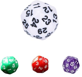 D30 Dobbelstenen Rpg D & D Zes Ondoorzichtige Kleuren Multi Resin Polyhedral Voor Zijden Dobbelstenen Voor Game