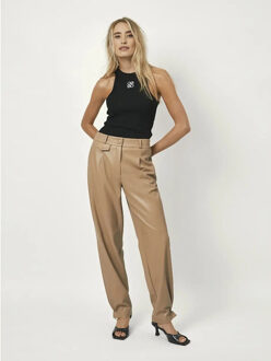 D6 monigram tanktop raven Zwart - XS