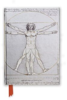 Da Vinci: Vitruvian Man (Foiled Journal) - Flame Tree Notebooks - Flame Tree Studio