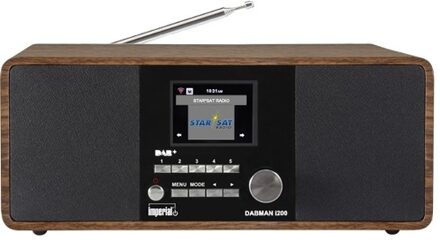 DABMAN i200 Hybride radio Bruin