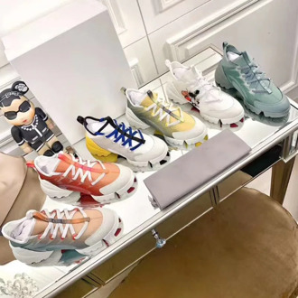 Dad Shoes Women's Celebrity Heightened Womens Shoes Women's Genuine Leather Shoes Shoes for Women Sneakers Platform Sneakers