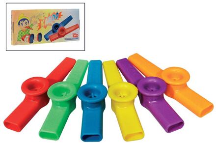 Dadi KA-1 kazoo display doos kazoo display doos, met 12 plastic kazoos, verschillende kleuren